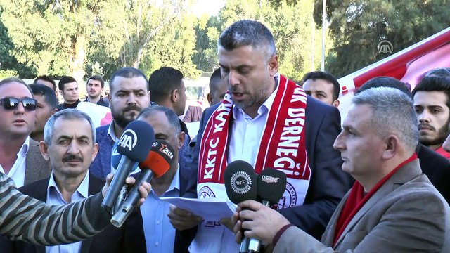 KKTC'de Cumhurbaşkanı Erdoğan'a hakaret içeren karikatüre tepki - LEFKOŞA