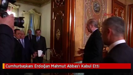 Cumhurbaşkanı Erdoğan Mahmut Abbas'ı Kabul Etti