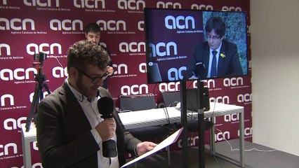 Puigdemont valora ser investido antes de ser detenido