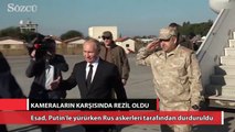 Esad kameraların karşısında rezil oldu