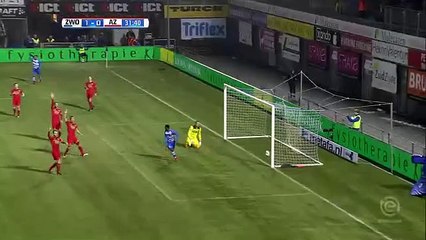 Terell Ondaan Goal HD - Zwolle	1-0	AZ Alkmaar 12.12.2017