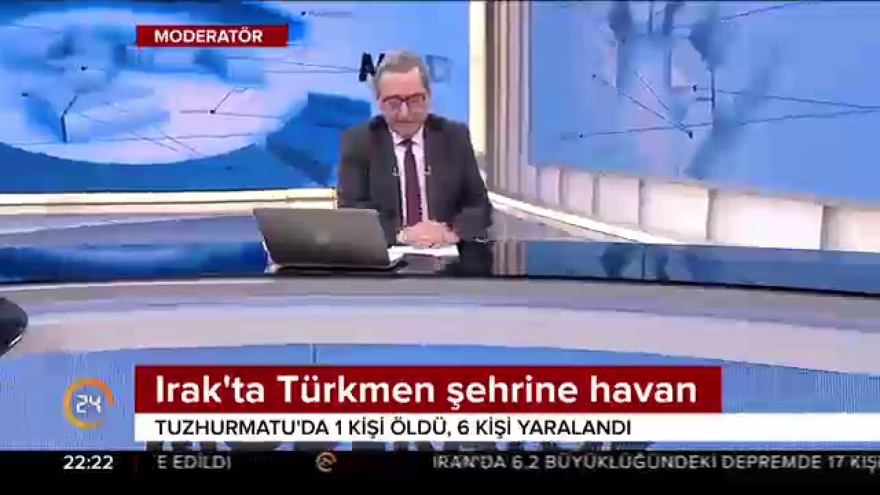 Irak'ta Türkmen şehrine havan