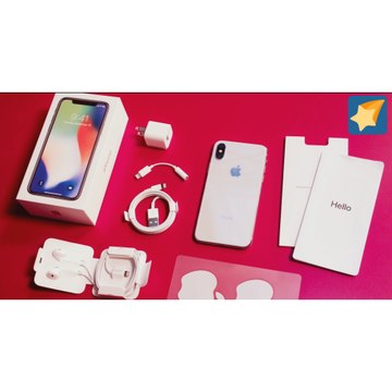 Iphone X Silver 64 GB Unboxing!!!!!!!