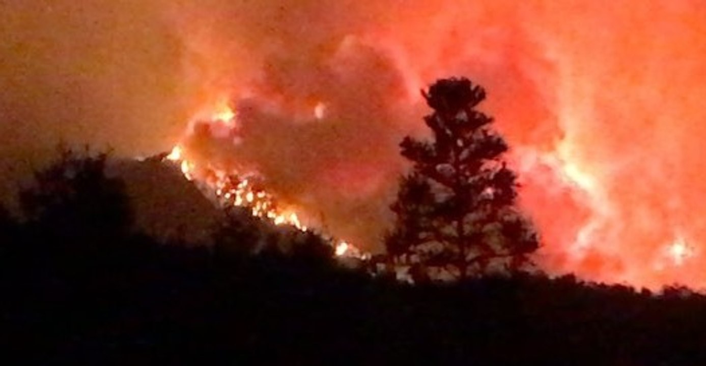 Thomas Fire Blazes in Montecito