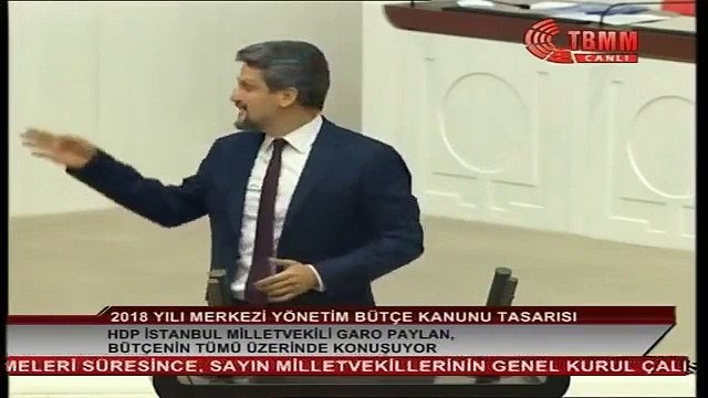 Garo Paylan Meclis'te Tarihi Konuşması 11 Aralık 2017 (2018 Yılı Bütçe Görüşmeleri)