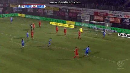 T.Ondaan Goal HD Zwolle 1-0 Alkmaar stream 12.12.2017