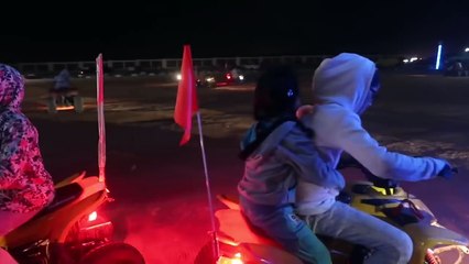 سلسلة الرحله البريه 3 | تحدي الدبابات بين حمده وخواتها | هربوا من فيحان !