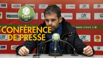 Conférence de presse US Orléans - Gazélec FC Ajaccio (2-0) : Didier OLLE-NICOLLE (USO) - Albert CARTIER (GFCA) - 2017/2018