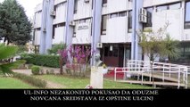 UL-INFO NEZAKONITO POKUSAO DA ODUZME NOVCANA SREDSTVA IZ OPŠTINE ULCINJ