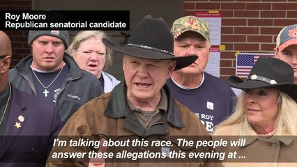 Roy Moore: 'People will answer these allegations' at the vote