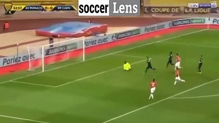 Résumé Monaco 2-0 Caen vidéo buts Carrillo, Falcao