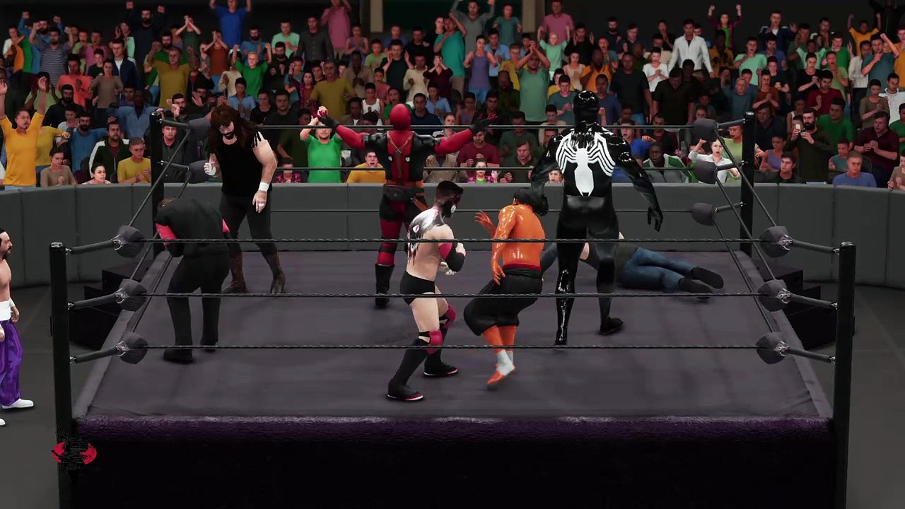 WWE 2K18 8 man battle royal