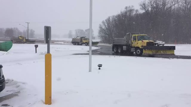 Roads Cleared Following Lake-Effect Snow in Northwestern Indiana