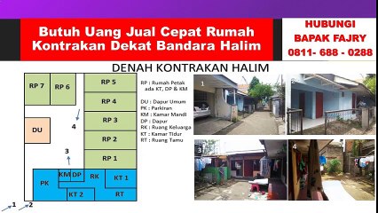 Lokasi Strategis! 0811-688-0288 Jual Rumah Kawasan Jakarta Timur Kisaran 2 M