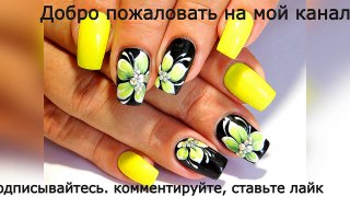 Yellow flowers New Nail Art 2017  The Best Nail Art Designs June 2017--s9IVQPS4Sc