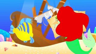 The Little Mermaid Went to Sea, Sea, Sea _ Princess Songs _ Nursery Rhymes by Little Angel-HD6NJyWm7M4