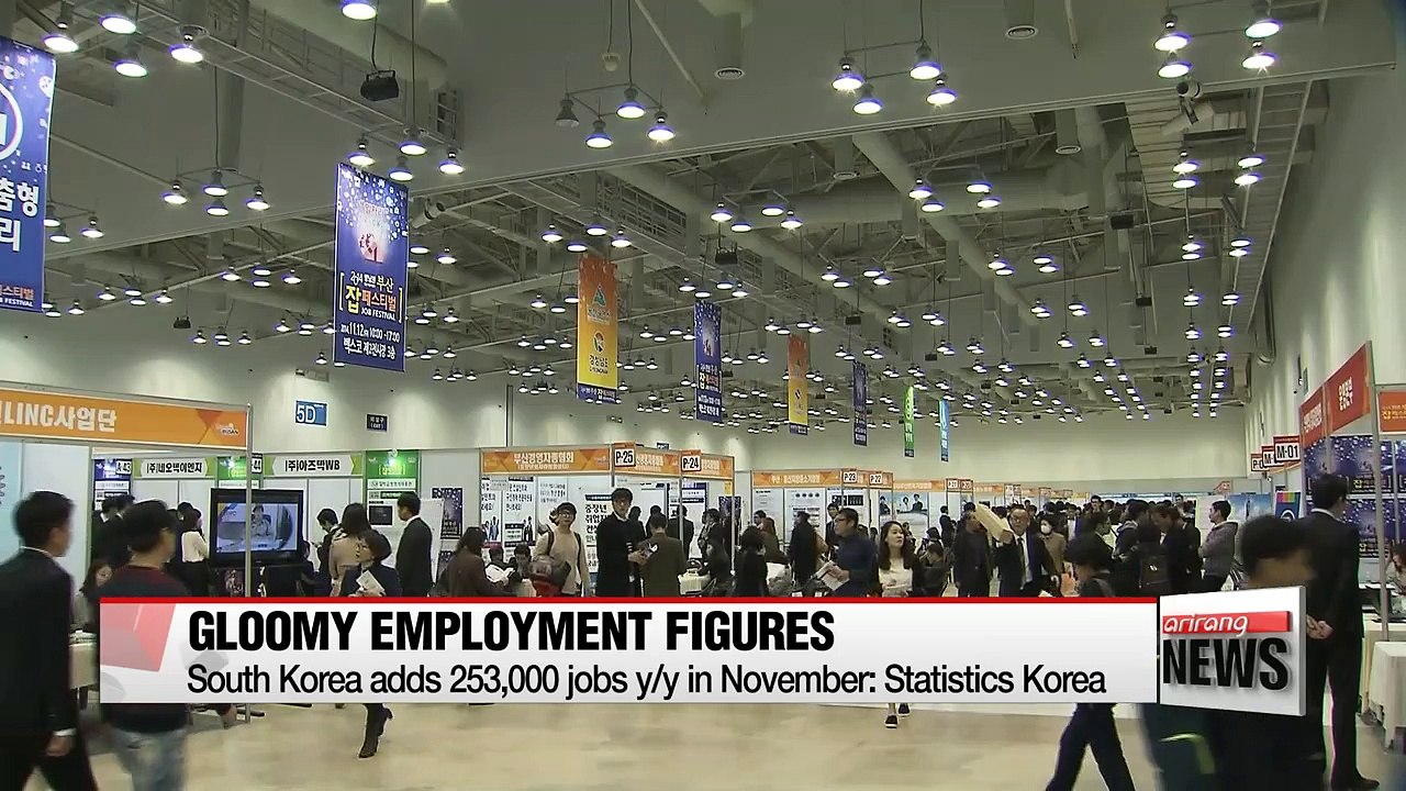 Korea's youth unemployment rate hits record high in November