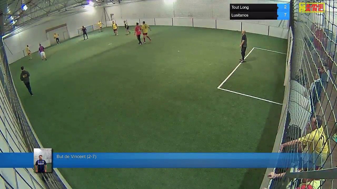 But de Vincent  (2-7) - Tout Long Vs Lusitanos - 12/12/17 20:36 - LIGUE 2 - Poitiers Game Parc