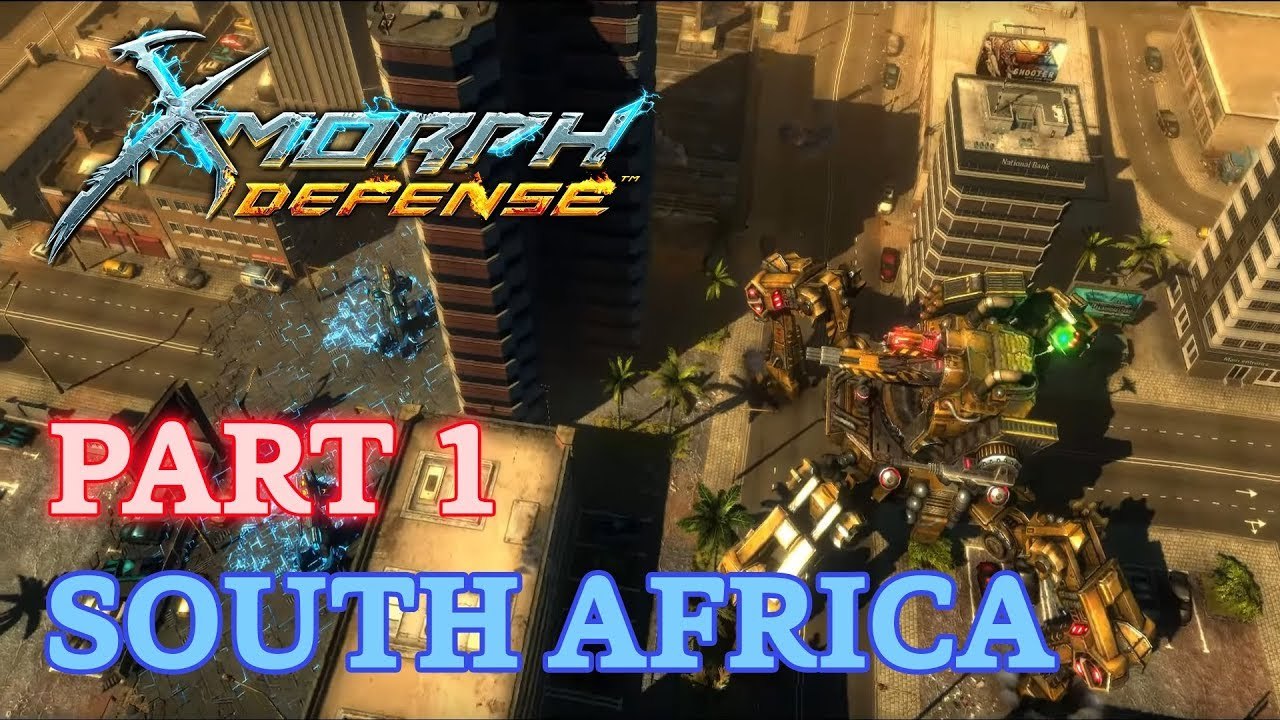X-Morph: Defense Walkthrough - New Game - Part 1 - South Africa (No Commentary)