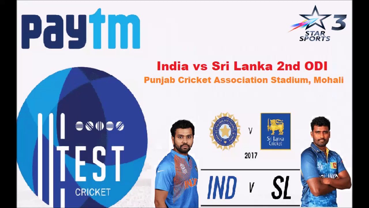 sri lanka vs india 2nd odi live