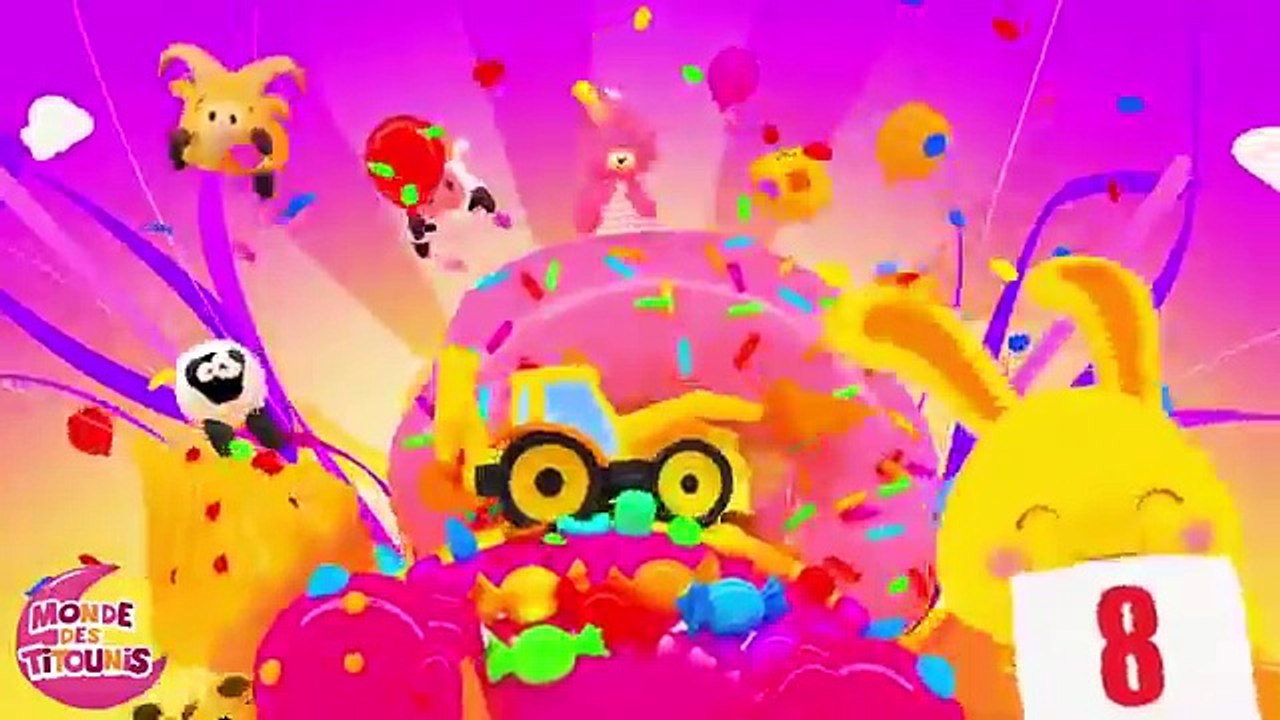 Les roues de l'autobus - Comptines avec les voitures et les camions - Vroum Vroum Touni - Titounis - YouTube