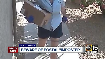 Postal imposter caught on camera in Scottsdale