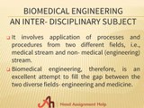 Biomedical Engineering Assignment Help | Biomedical Enginerring Homework Help | Bio-medical Enginerring Help