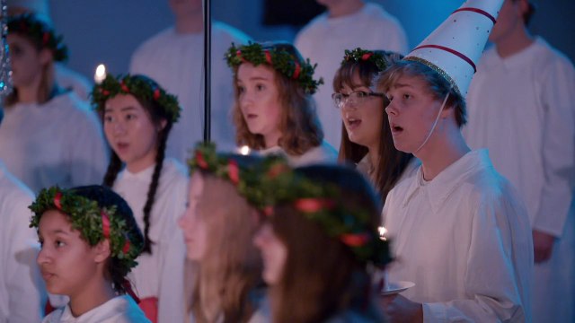 Swedish Luciaconcert Kungsholms kyrka Stockholm