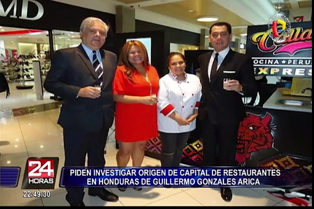 Piden investigar origen de capital de restaurantes en Honduras de Guillermo Gonzales Arica