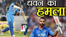 India vs Sri Lanka 2nd ODI : Shikhar Dhawan hits 23rd ODI Fifty | वनइंडिया हिंदी