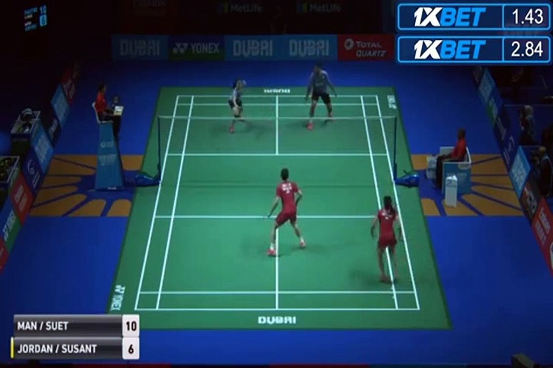 Dubai Worldseries Badminton 2017- Praven Jordan_Debby Susanto vs Tang_Tse