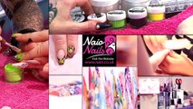 Vintage Bridal Nail Art Design Tutorial - Simple Lace effect 3D Acylic-CLalStavoqA