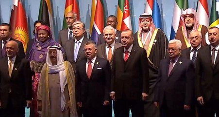 Kudüs Zirvesinde Aile Fotoğrafı Çekildi! Erdoğan, Abbas'ı Yanından Ayırmadı