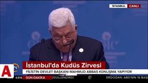 Filistin Devlet Başkanı Mahmut Abbas: Türkiye'ye ve Türk halkına teşekkür ediyorum
