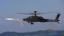 아파치 헬기, 공대공 미사일 첫 사격 훈련 / YTN