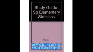 Study Guide t-a Elementary Statistics  A Step by Step Approach