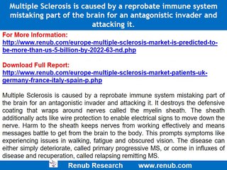 Europe Multiple Sclerosis Market is predicted to be more than US$ 5 Billion by 2022