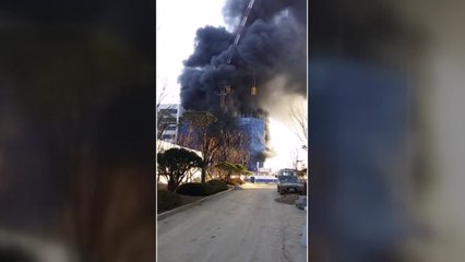"바닥 녹이려다"...인천 루원시티 공사장 화재로 1명 숨져 / YTN