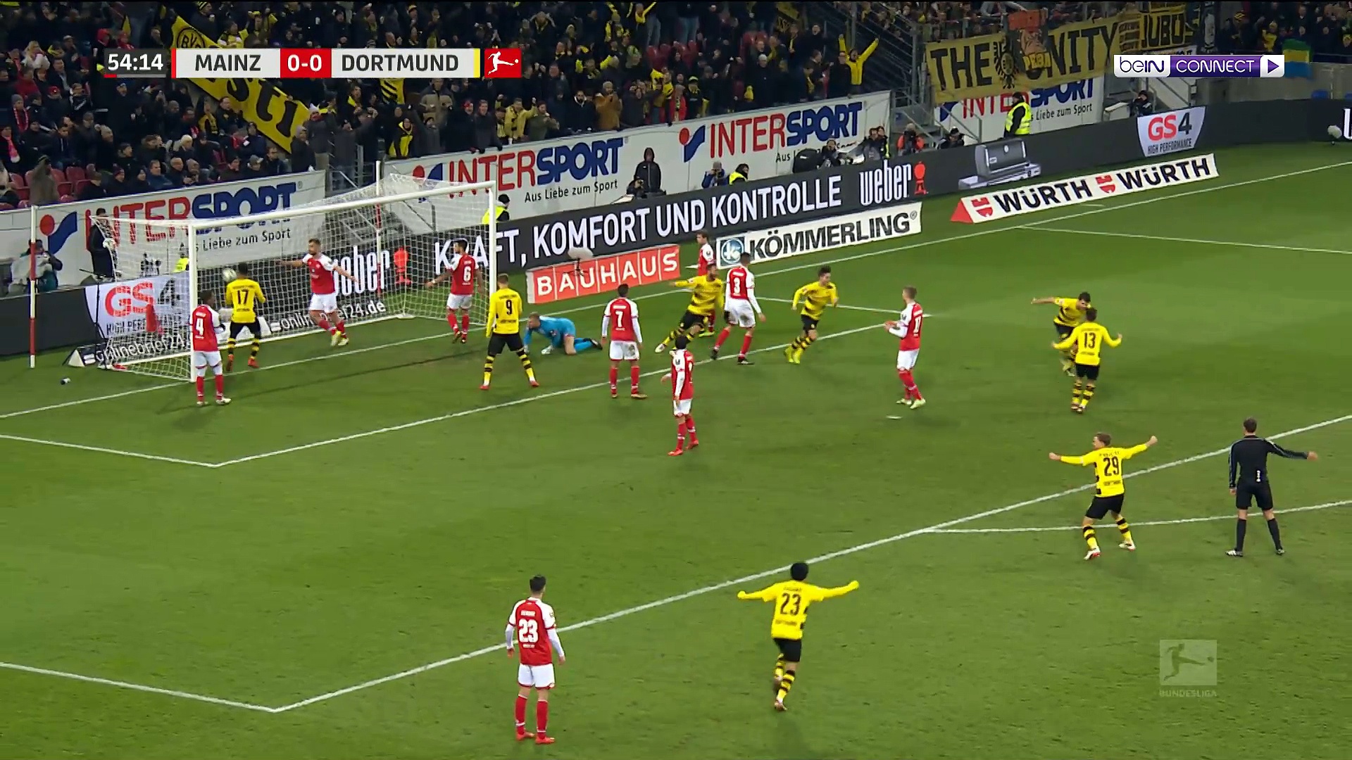 Mainz 0 Borussia Dortmund 2