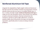 A couple of factors to Select Light Weight Aluminium Foil Tape