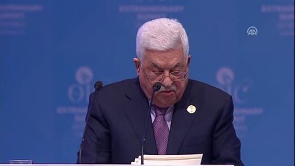 Olağanüstü İslam Zirvesi Konferansı - Filistin Lideri Abbas (3)