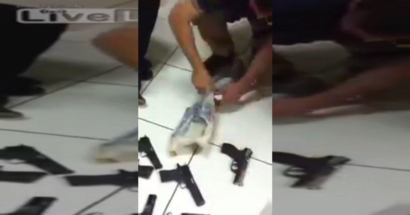 Une femme tente de rentrer dans une prison avec 12 pistolets cachés sur elle