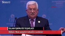 Abbas: Bize yüzyılın tokadını vurdular