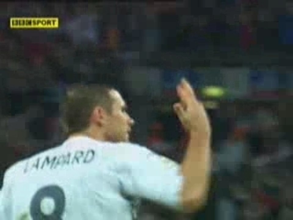 Angleterre 1 - 2 Croatia ( But :  Lampard )