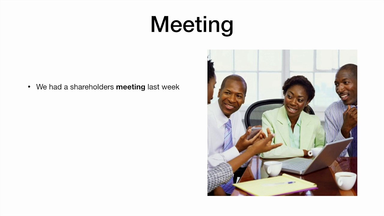 Meeting vs Reunion