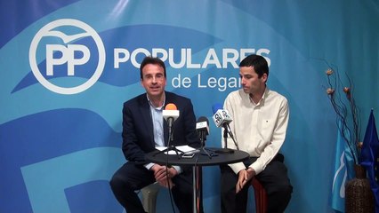 Rueda de prensa del Partido Popular de Leganes del 13 de diciembre de 2017