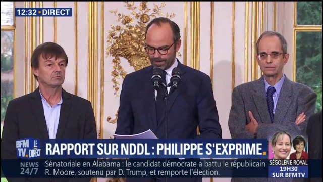 NDDL : Philippe évoque une nouvelle hypothèse qui serait de procéder à un réaménagement complet de l'aéroport de Nantes Atlantique