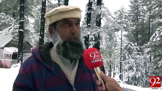 Malam Jabba tourist enjoy snowfall...