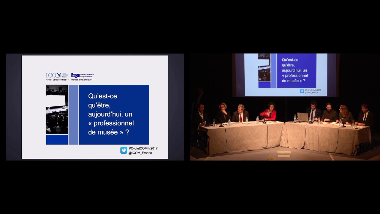 Cycle soirée-débat déontologie - Qu'est-ce qu'être, aujourd'hui, un "professionnel de Musée" ?