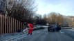 Santa rescues woman who slipped on pavement in Watford